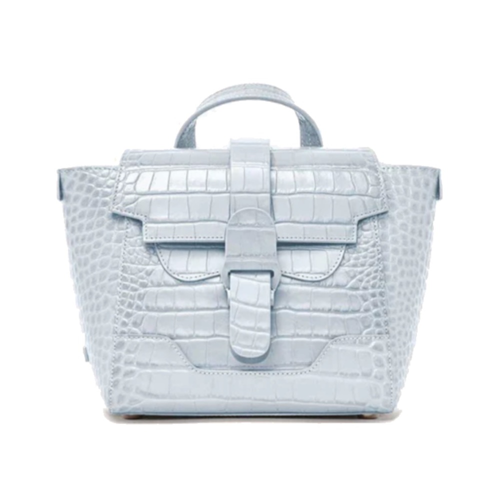Senreve Maestra mini croc - ice blue